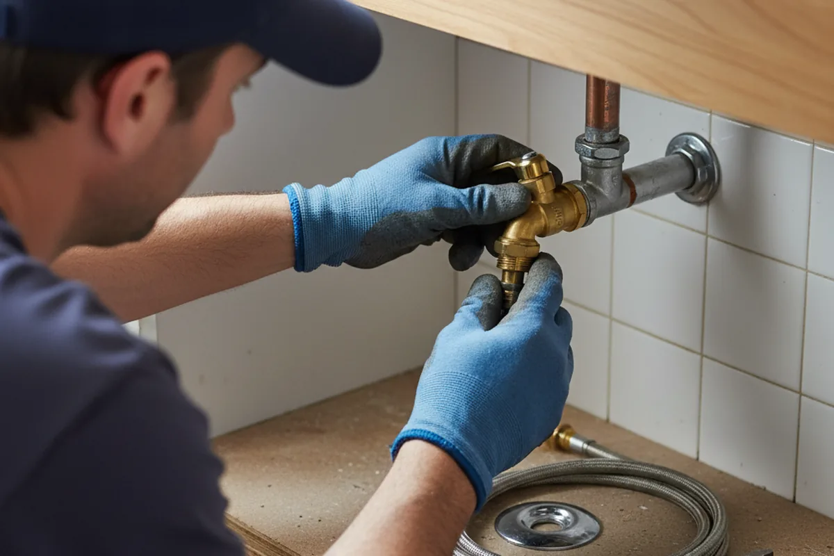 Shutoff valve and fitting work during Repiping in Palm Beach
